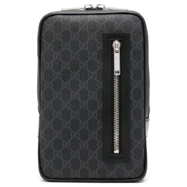 Кроссбоди-сумка через плечо из ПВХ мужская черная GUCCI
Кроссбоди-сумка через плечо из ПВХ мужская черная GUCCI