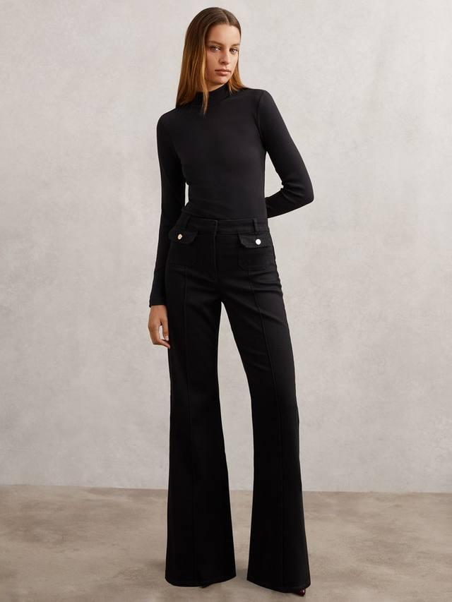 Джинсы Ria с расклешенным низом и пуговицами Reiss, Black
Джинсы Ria с расклешенным низом и пуговицами Reiss, Black