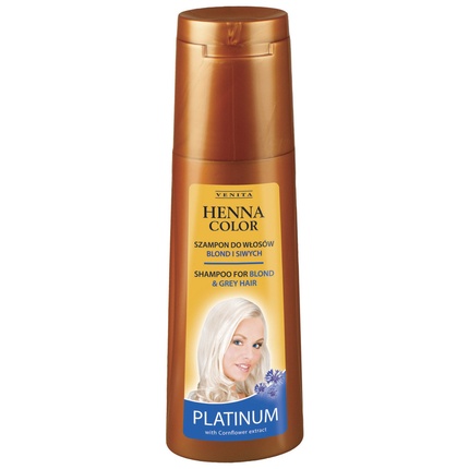 Шампунь-краситель Henna Color Platinum для светлых и седых волос - 250 грамм Venita
Шампунь-краситель Henna Color Platinum для светлых и седых волос - 250 грамм Venita