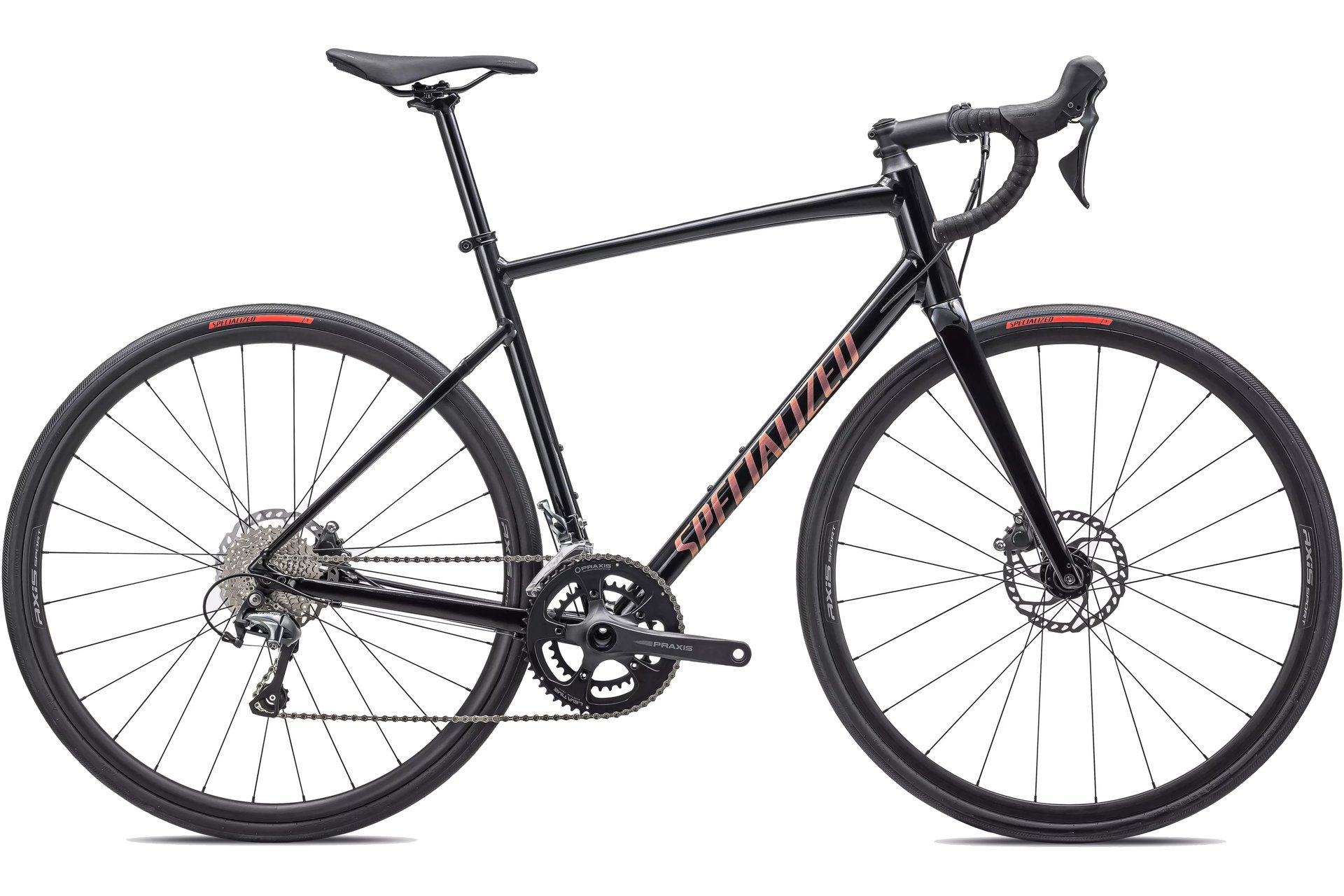Шоссейный велосипед Specialized Allez e5 sport - 28 дюймов - diamant - 2026, schwarz | tarmac black
Шоссейный велосипед Specialized Allez e5 sport - 28 дюймов - diamant - 2026, schwarz | tarmac black