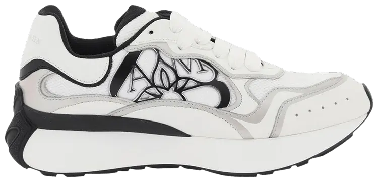 Кроссовки Alexander McQueen Sprint Runner 'White Black Silver', белый
Кроссовки Alexander McQueen Sprint Runner 'White Black Silver', белый