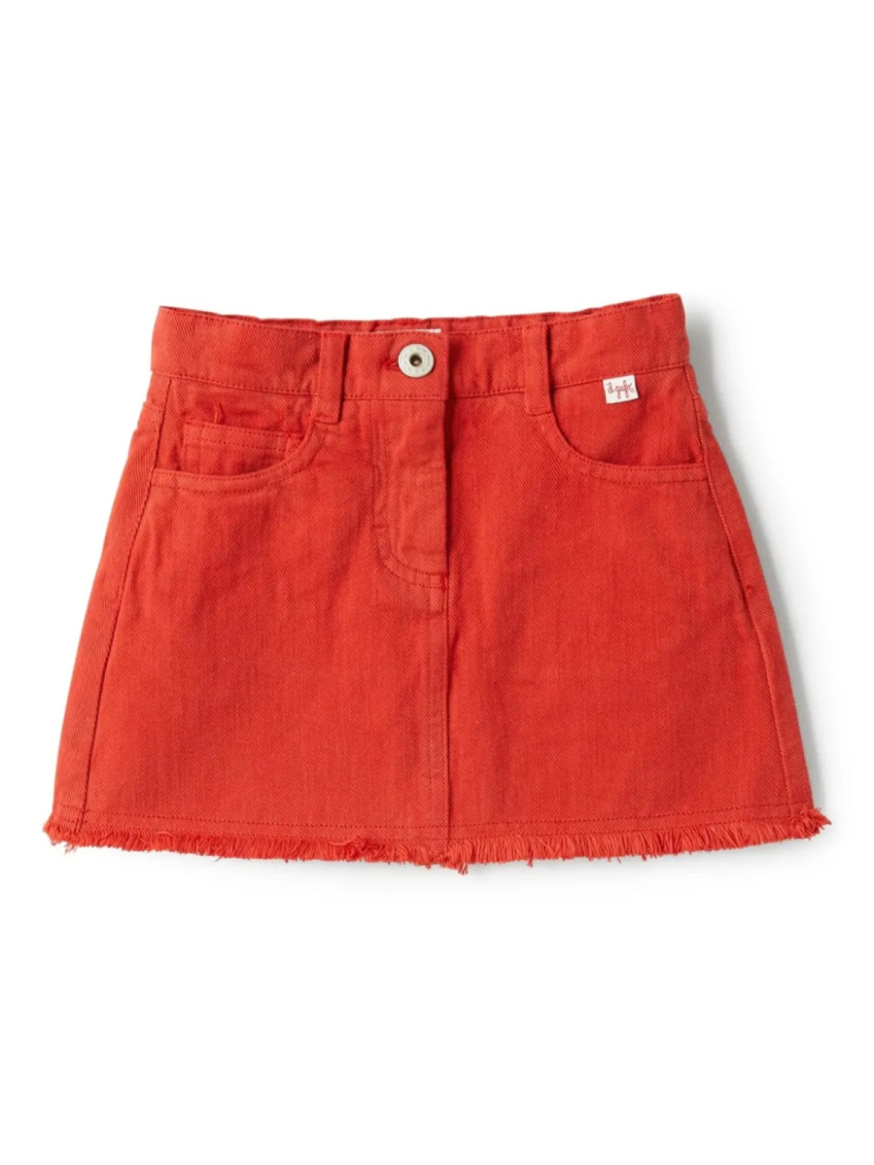 Джинсовая юбка с логотипом Il Gufo, красный
Джинсовая юбка с логотипом Il Gufo, красный