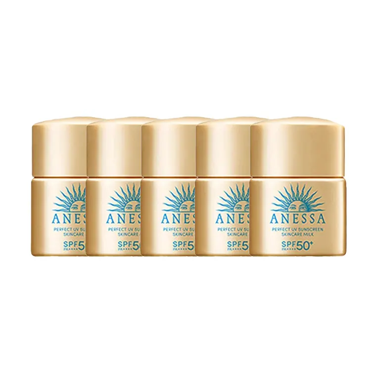 Маленькая золотая бутылочка образец солнцезащитного средства uv protection 20 мл ANESSA, 12ml*5
Маленькая золотая бутылочка образец солнцезащитного средства uv protection 20 мл ANESSA, 12ml*5