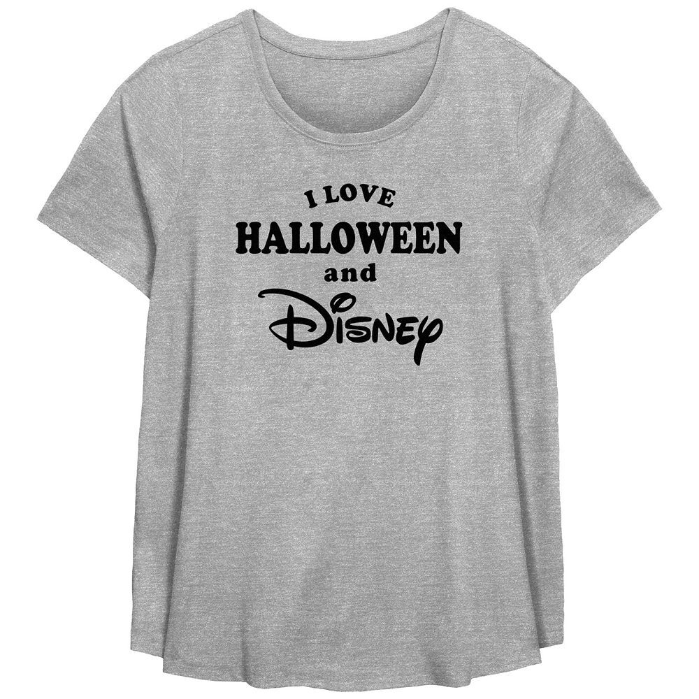 Футболка больших размеров с струящимся рисунком Disney's I Love Halloween And Disney, цвет Heather Gray
Футболка больших размеров с струящимся рисунком Disney's I Love Halloween And Disney, цвет Heather Gray
