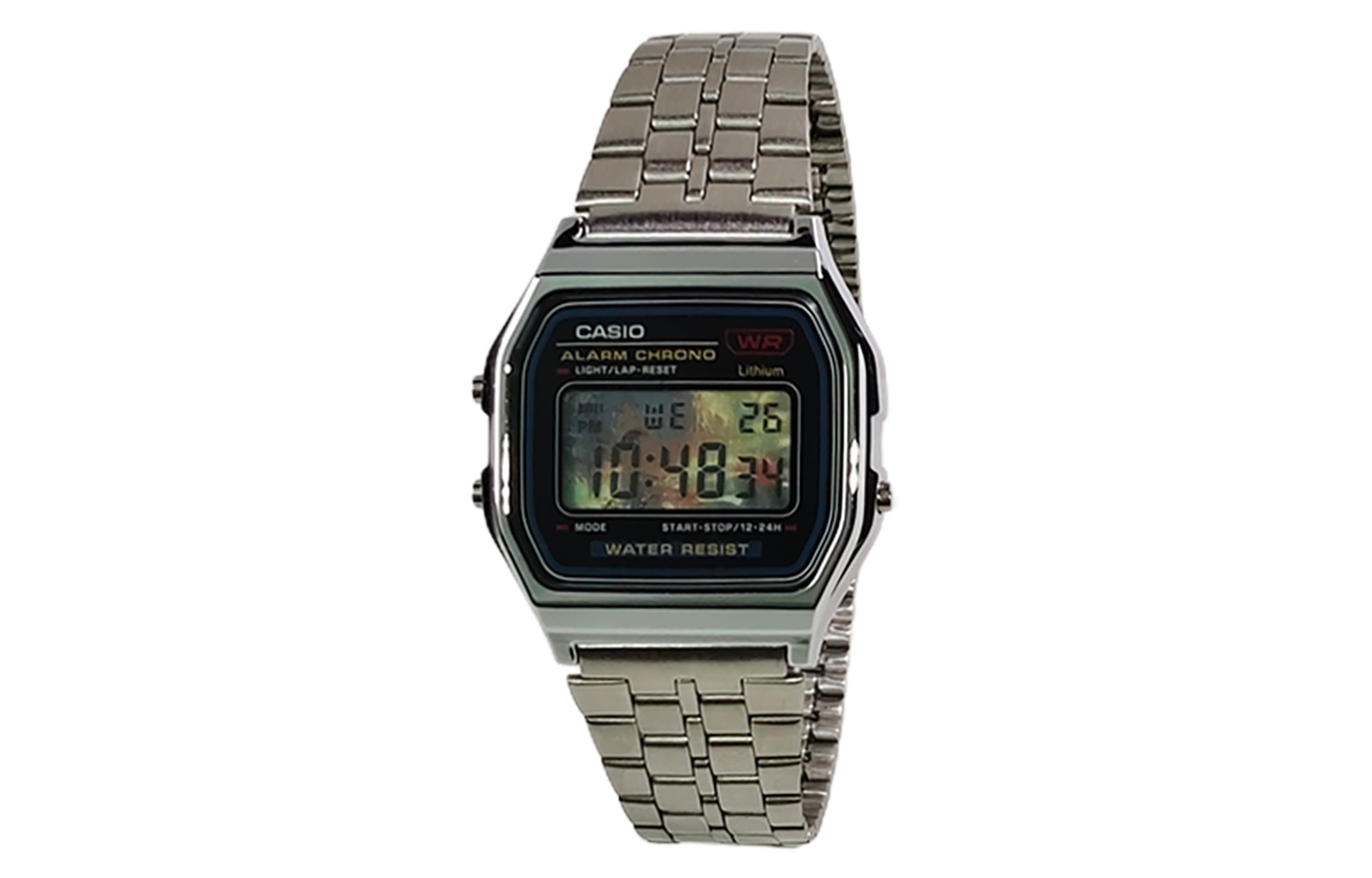 CASIO Кварцевые часы унисекс с черным циферблатом на стальном браслете
CASIO Кварцевые часы унисекс с черным циферблатом на стальном браслете