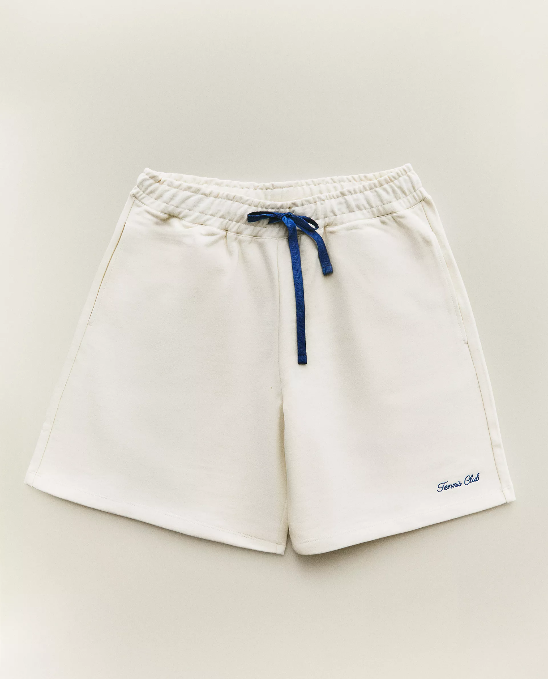 Шорты для тенниса Zara Home Cotton Bermuda With Contrast Drawstrings, бежевый/синий
Шорты для тенниса Zara Home Cotton Bermuda With Contrast Drawstrings, бежевый/синий
