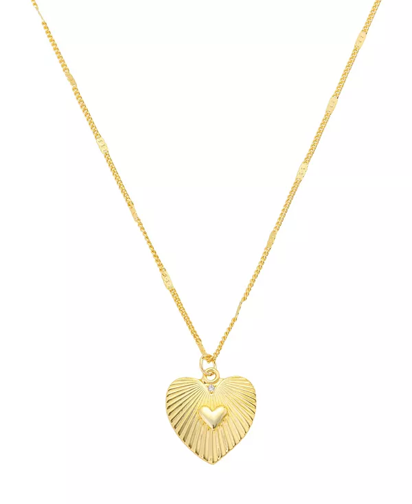 Ожерелье с подвеской в форме сердца из кубического циркония с бриллиантовой огранкой Unwritten, gold
Ожерелье с подвеской в форме сердца из кубического циркония с бриллиантовой огранкой Unwritten, gold