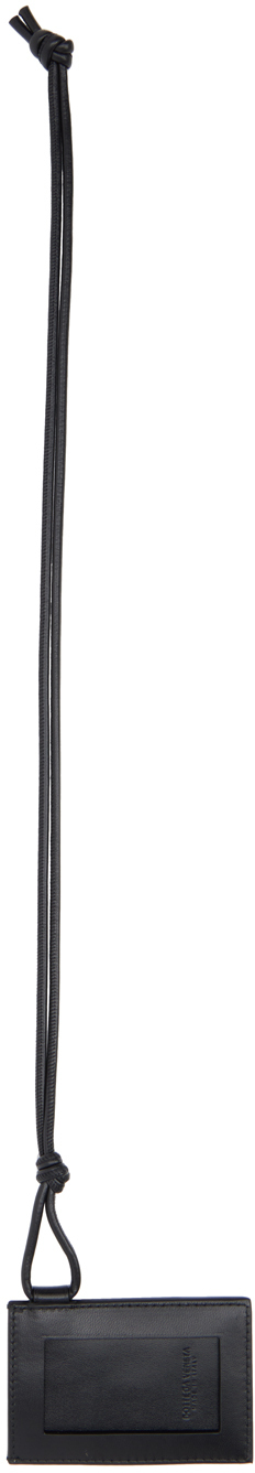 Черный ремешок для визитницы Bottega Veneta
Черный ремешок для визитницы Bottega Veneta