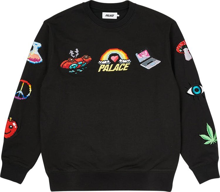 Толстовка Palace Mixed Media Bitmap Crew 'Black', черный
Толстовка Palace Mixed Media Bitmap Crew 'Black', черный