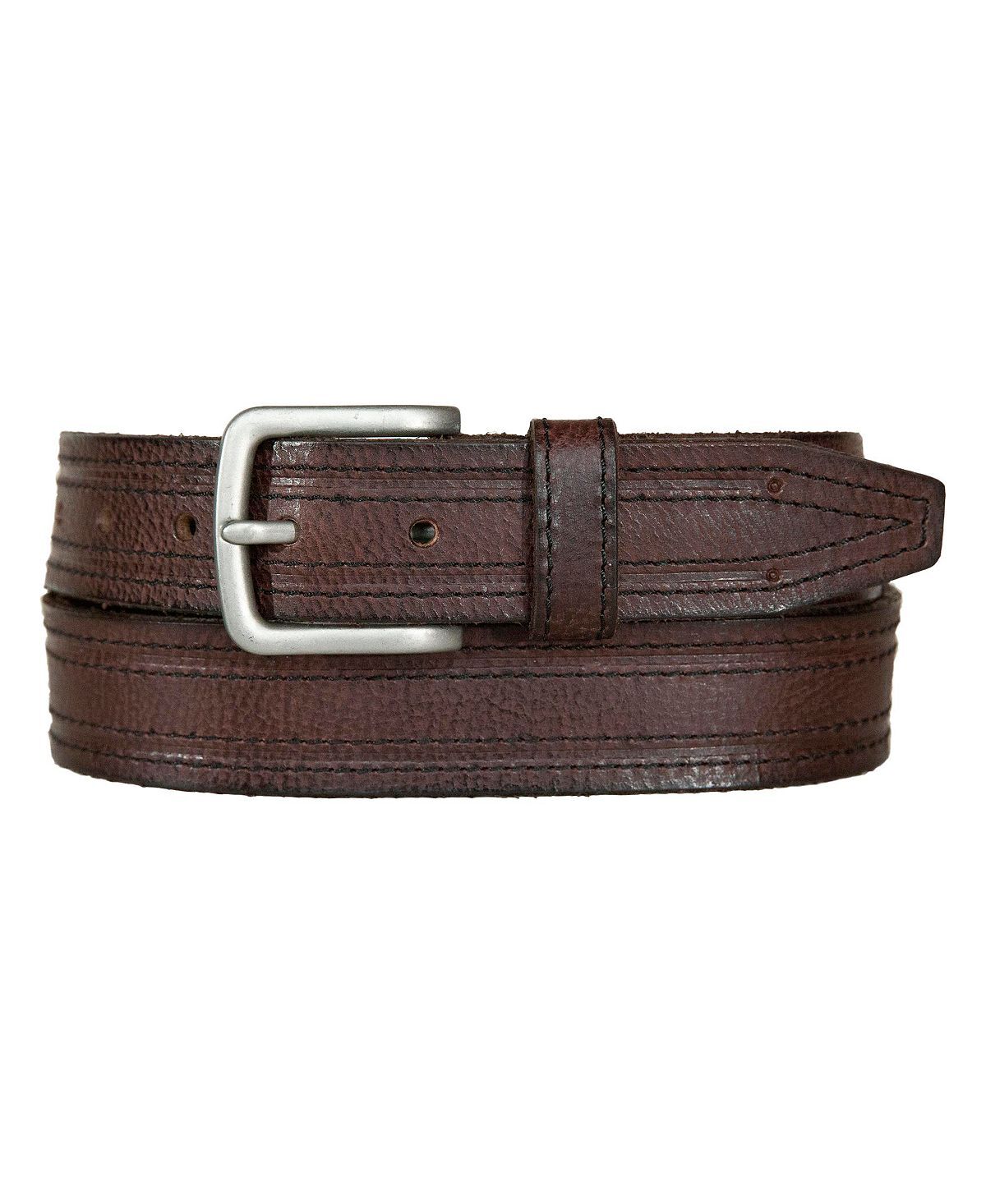 Мужской кожаный ремень под старину с более темной строчкой Lucky Brand, коричневый
Мужской кожаный ремень под старину с более темной строчкой Lucky Brand, коричневый