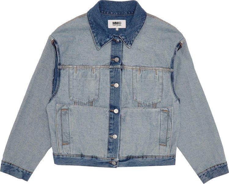Куртка MM6 Maison Margiela Reversed Denim Jacket 'Seasonal Light', синий
Куртка MM6 Maison Margiela Reversed Denim Jacket 'Seasonal Light', синий