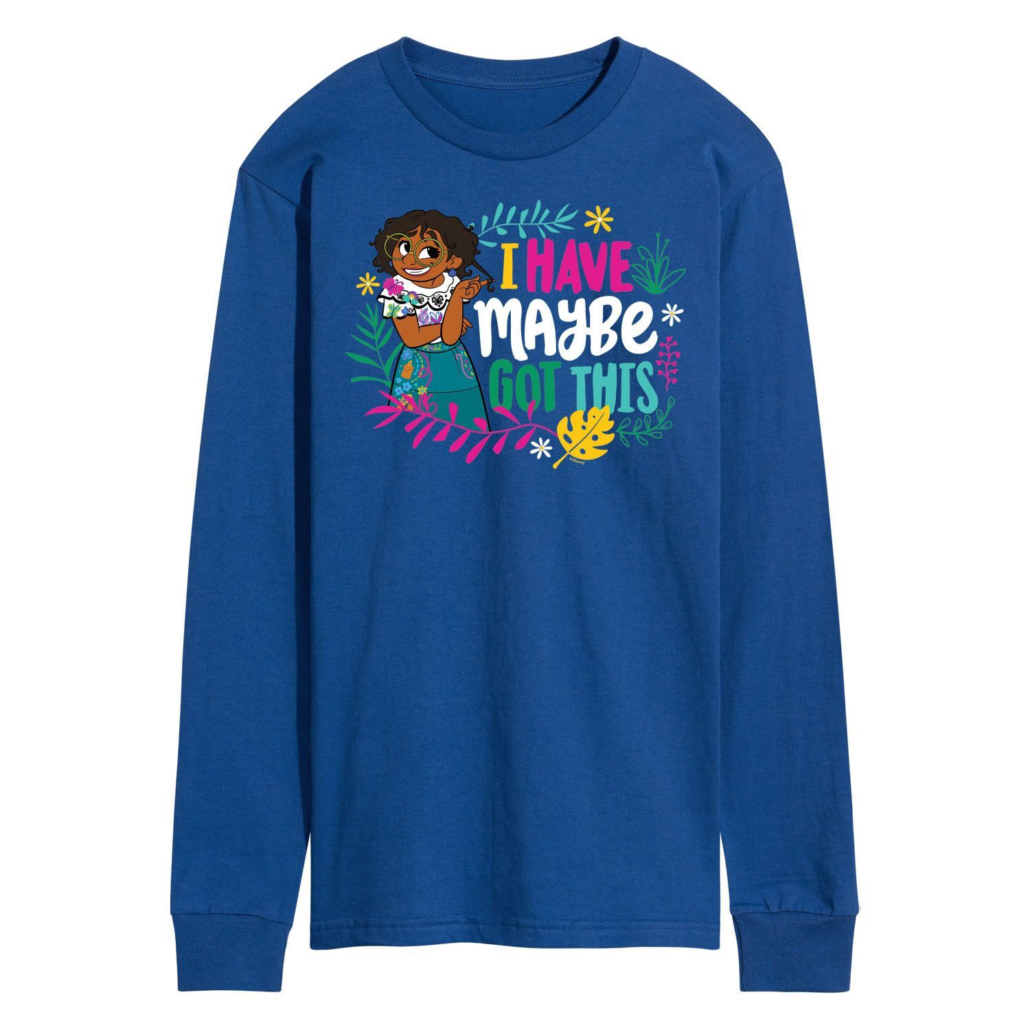 Мужская футболка Disney's Encanto Got This с длинным рукавом и рисунком Licensed Character
Мужская футболка Disney's Encanto Got This с длинным рукавом и рисунком Licensed Character