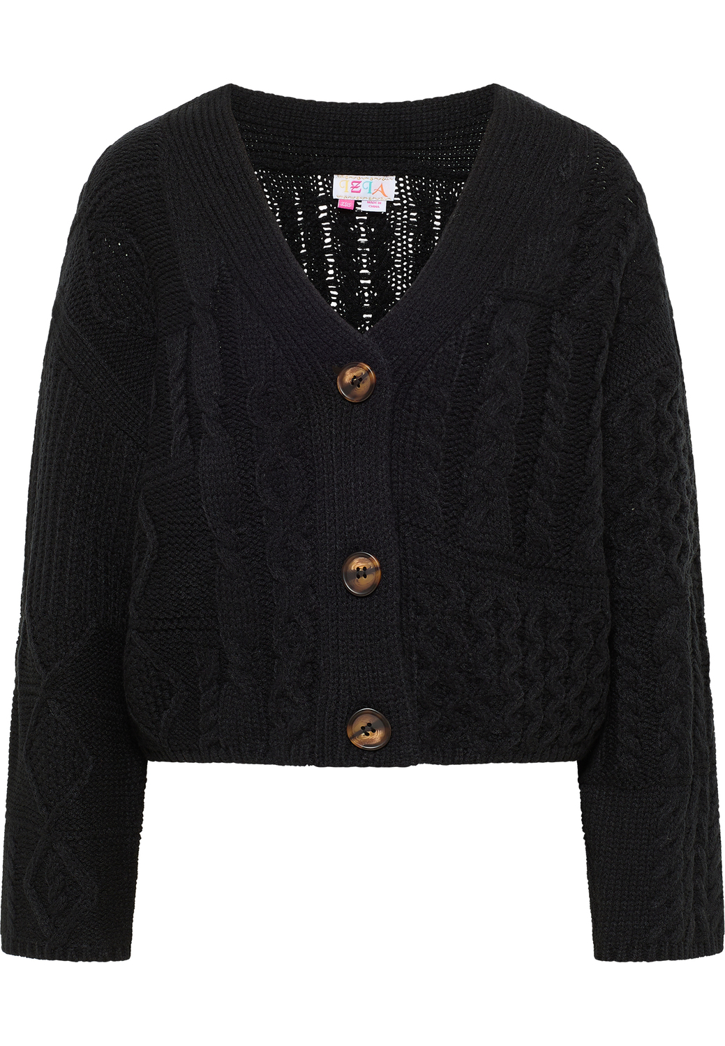 Толстовка IZIA Cropped Strickjacke, черный
Толстовка IZIA Cropped Strickjacke, черный