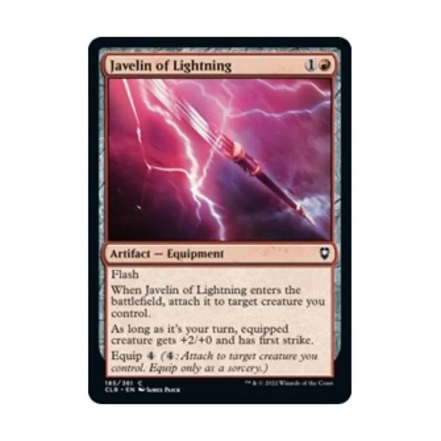 CCG Копье молнии (С) (Рольга), MTG - Commander Legends - Battle for Baldur's Gate
CCG Копье молнии (С) (Рольга), MTG - Commander Legends - Battle for Baldur's Gate
