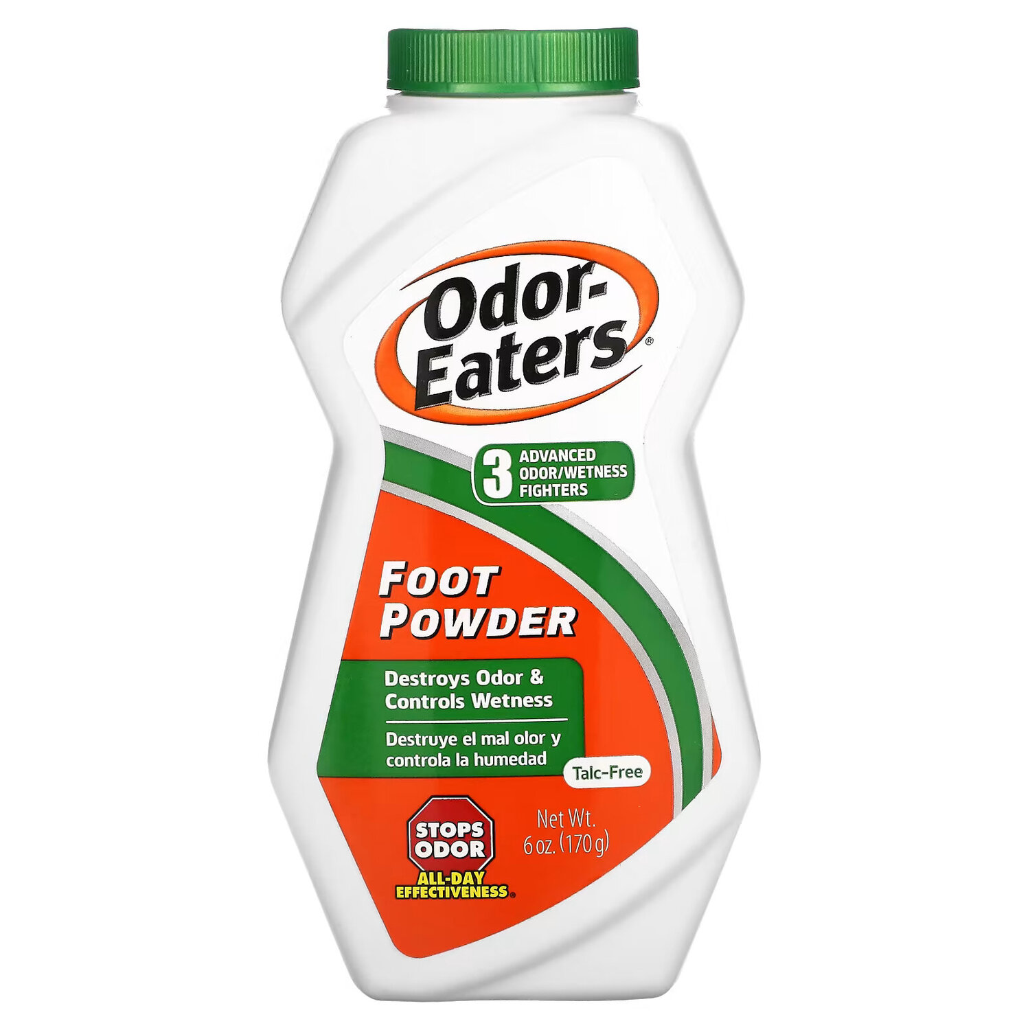 Odor Eaters, тальк для ног, 170 г (6 унций)
Odor Eaters, тальк для ног, 170 г (6 унций)