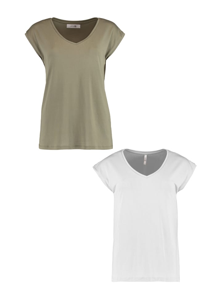Футболка, комплект из 2-х футболок с V-образным вырезом и короткими рукавами, летняя, бело-коричневого цвета Hailys, Коричневый, Футболка, комплект из 2-х футболок с V-образным вырезом и короткими рукавами, летняя, бело-коричневого цвета Hailys
Футболка, комплект из 2-х футболок с V-образным вырезом и короткими рукавами, летняя, бело-коричневого цвета Hailys, Коричневый, Футболка, комплект из 2-х футболок с V-образным вырезом и короткими рукавами, летняя, бело-коричневого цвета Hailys