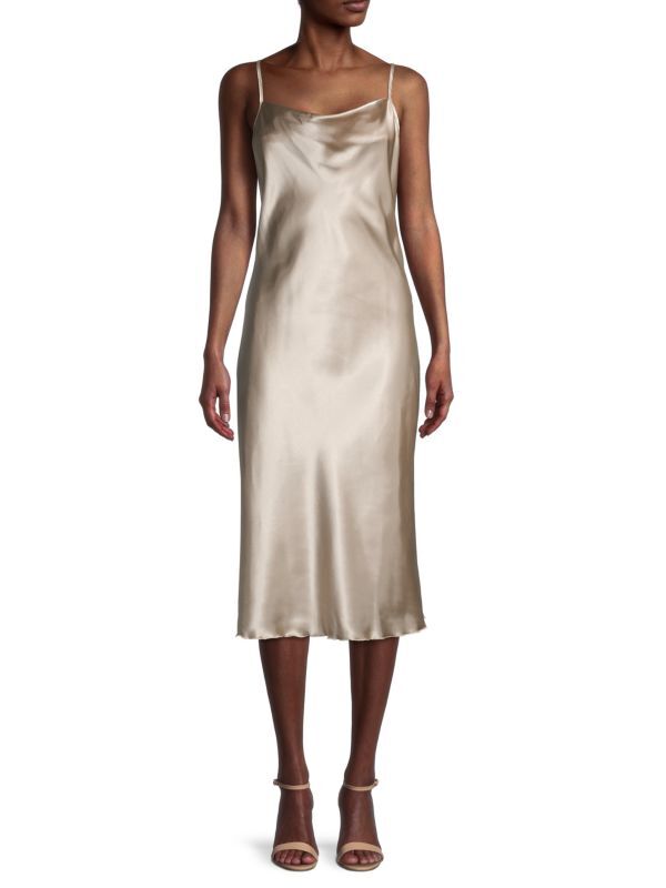 Однотонное атласное платье-комбинация по косой Bebe Taupe
Однотонное атласное платье-комбинация по косой Bebe Taupe