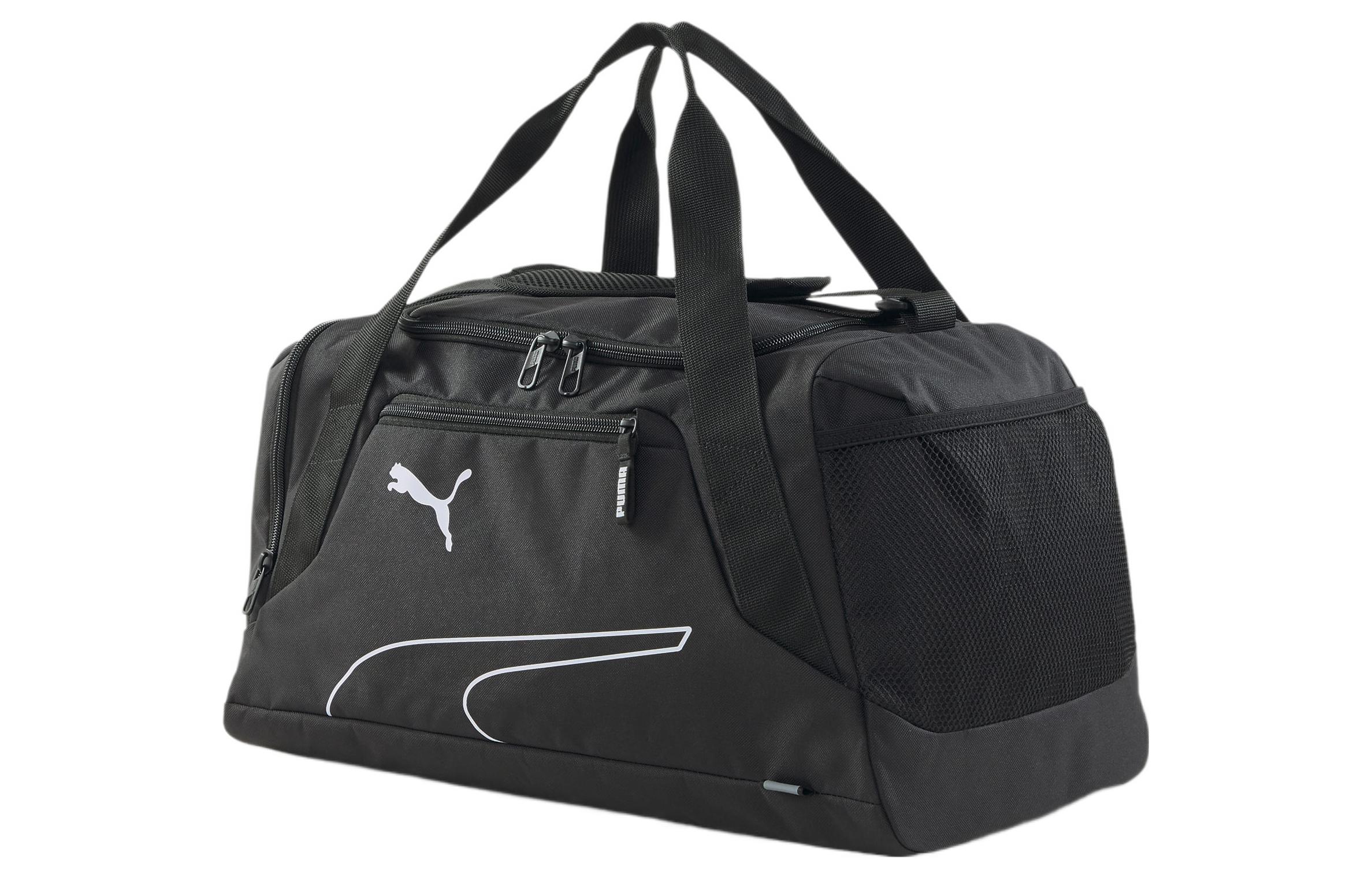 Сумка спортивная малая женская черная из полиэстера PUMA
Сумка спортивная малая женская черная из полиэстера PUMA