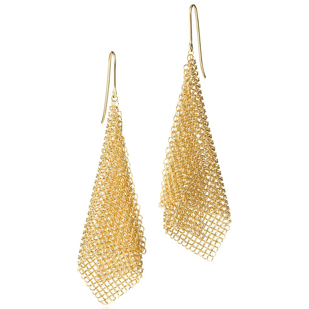 Серьги Tiffany & Co. Elsa Peretti Mesh Scarf, золото
Серьги Tiffany & Co. Elsa Peretti Mesh Scarf, золото