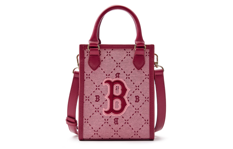 Хлопковая сумка-шоппер, Плечевая сумка через плечо, Мини-сумка женская розово-красная MLB
Хлопковая сумка-шоппер, Плечевая сумка через плечо, Мини-сумка женская розово-красная MLB