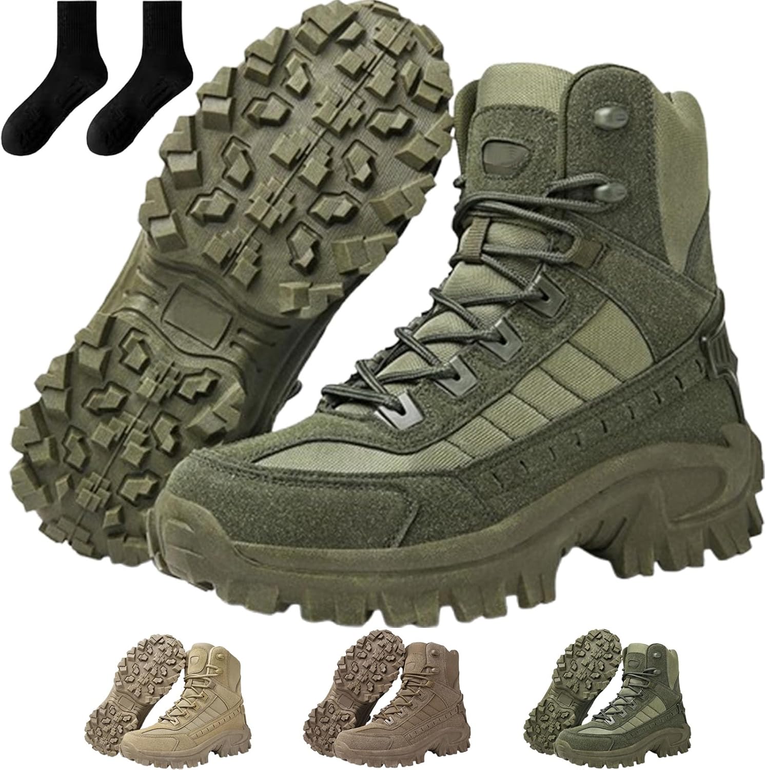 Мужские ортопедические защитные ботинки, водонепроницаемые походные ботинки против растяжений, легкие с амортизацией ударов Generic, зеленый
Мужские ортопедические защитные ботинки, водонепроницаемые походные ботинки против растяжений, легкие с амортизацией ударов Generic, зеленый