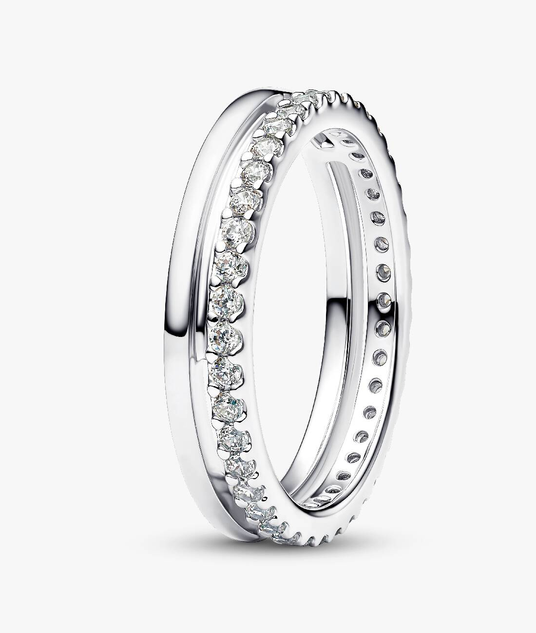 Кольцо Pandora Double Band, серебро
Кольцо Pandora Double Band, серебро