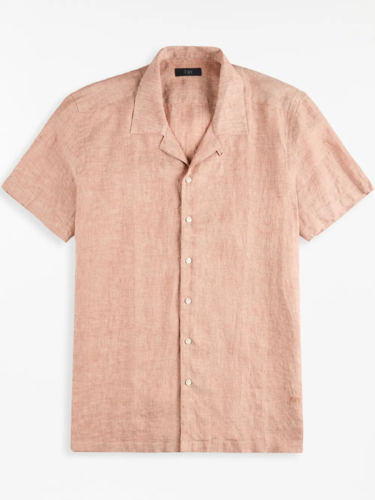 Льняная рубашка Fay, розовый 
Льняная рубашка Fay, розовый