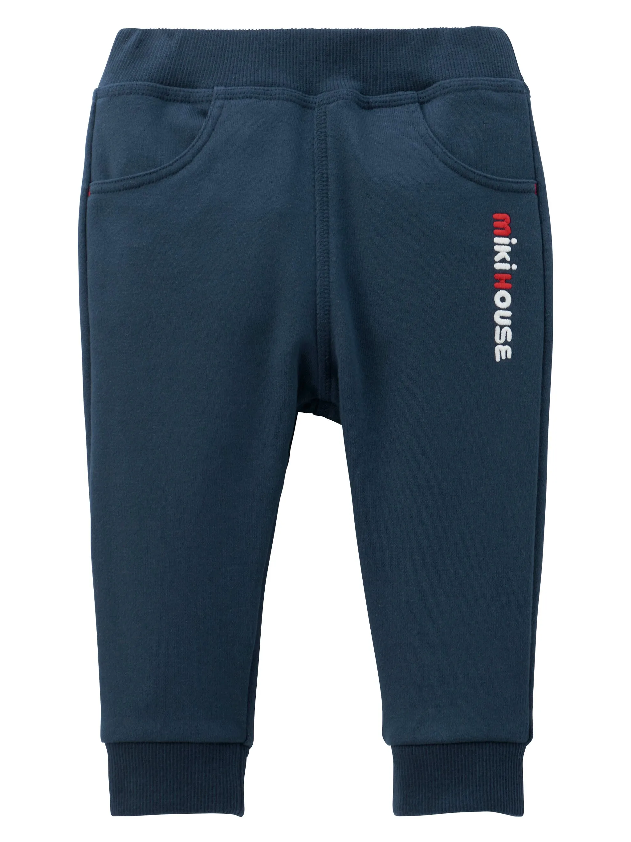 Спортивные брюки с вышитым логотипом Miki House, синий
Спортивные брюки с вышитым логотипом Miki House, синий