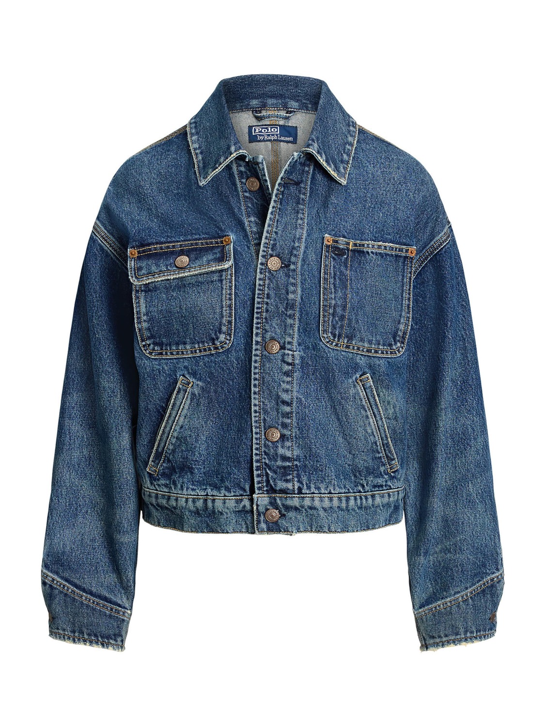 Polo Ralph Lauren Куртка для межсезонья в синем дениме
Polo Ralph Lauren Куртка для межсезонья в синем дениме