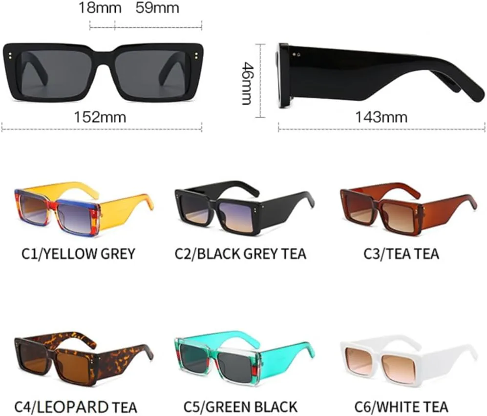 Квадратные солнцезащитные очки для женщин, широкие дужки для мужчин, дорожные солнцезащитные очки с защитой от УФ-излучения UV400, ретро, роскошные UATXTAU, Leopard
Квадратные солнцезащитные очки для женщин, широкие дужки для мужчин, дорожные солнцезащитные очки с защитой от УФ-излучения UV400, ретро, роскошные UATXTAU, Leopard