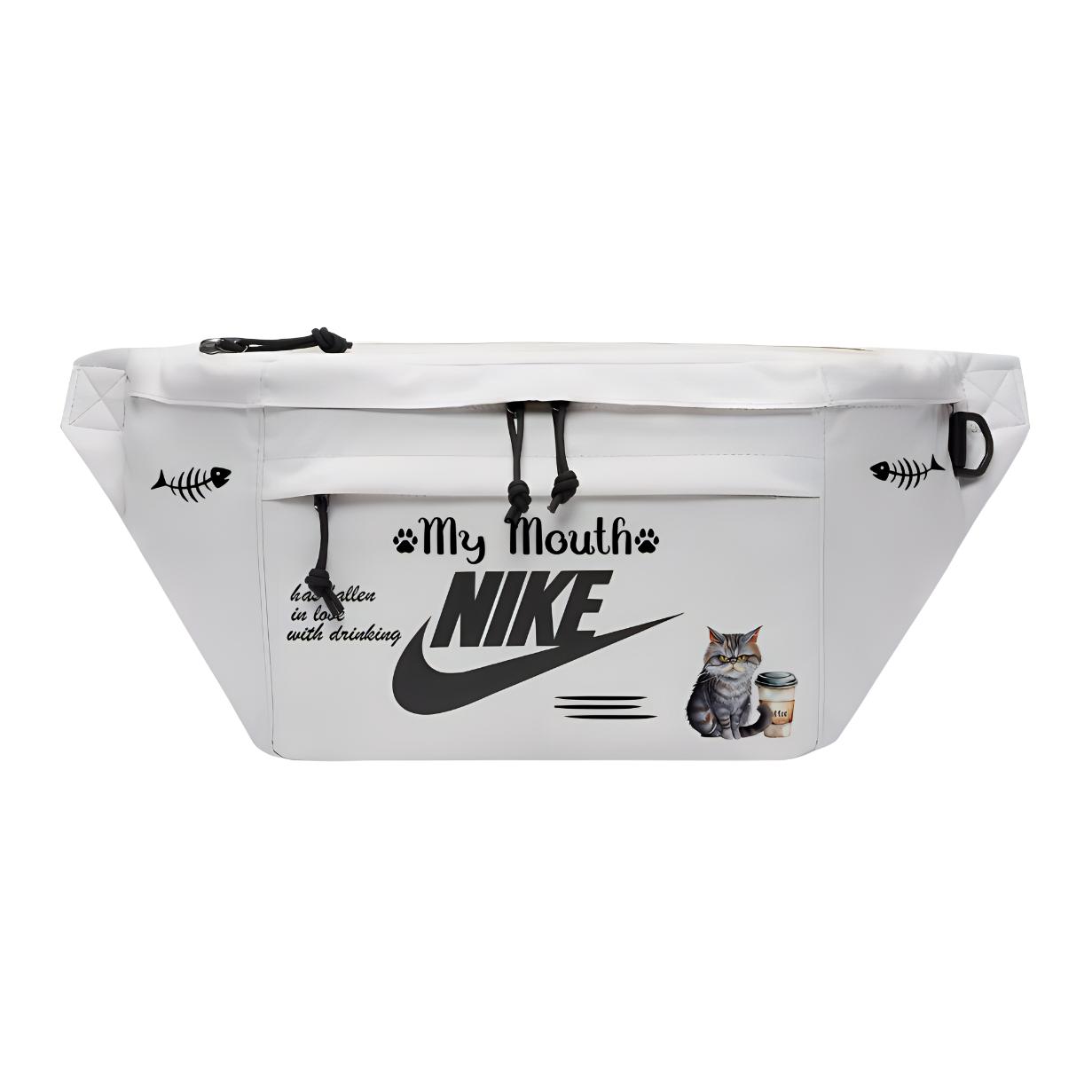 Nike Тканевая поясная сумка через плечо унисекс светло-бежевая, Kitten
Nike Тканевая поясная сумка через плечо унисекс светло-бежевая, Kitten