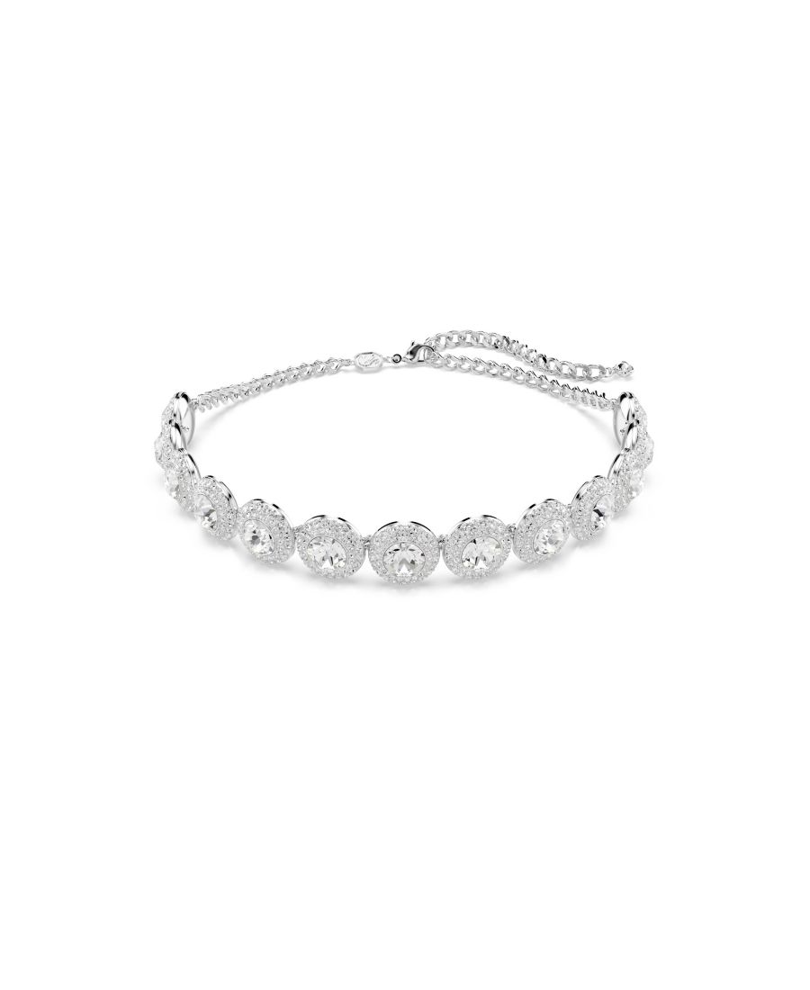 Колье-чокер Una Angelic с родиевым покрытием Swarovski, Silver, Clear
Колье-чокер Una Angelic с родиевым покрытием Swarovski, Silver, Clear