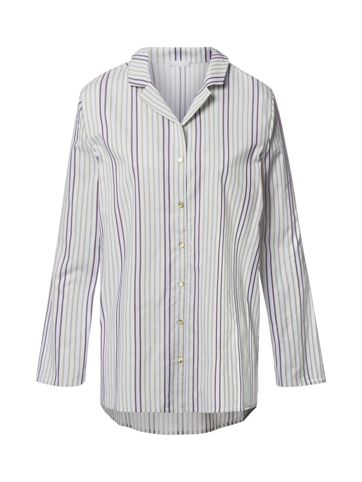 Hanro Ночная рубашка Sleep & Lounge в полоску "берилл"
Hanro Ночная рубашка Sleep & Lounge в полоску "берилл"