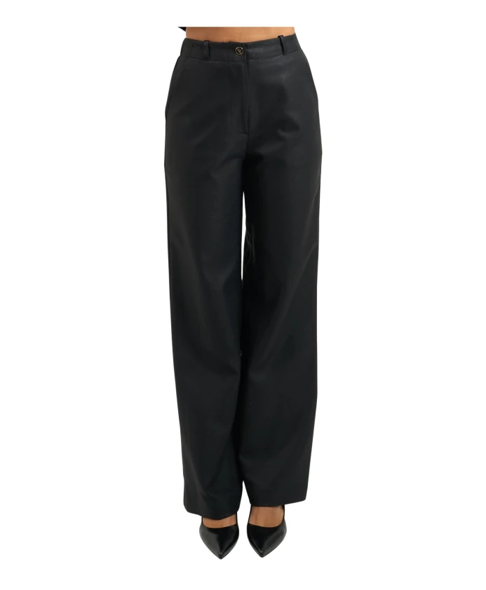 Черные брюки со сборкой на талии сзади Yes Zee, черный
Черные брюки со сборкой на талии сзади Yes Zee, черный