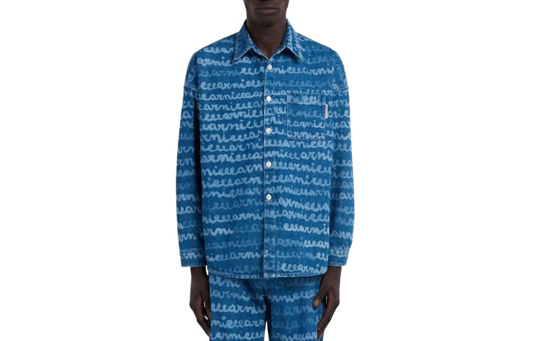 Джинсовая рубашка с логотипом и пуговицами MARNI, синий
Джинсовая рубашка с логотипом и пуговицами MARNI, синий