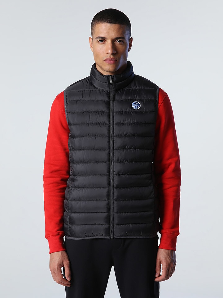 North Sails Стеганый жилет антрацитового цвета
North Sails Стеганый жилет антрацитового цвета