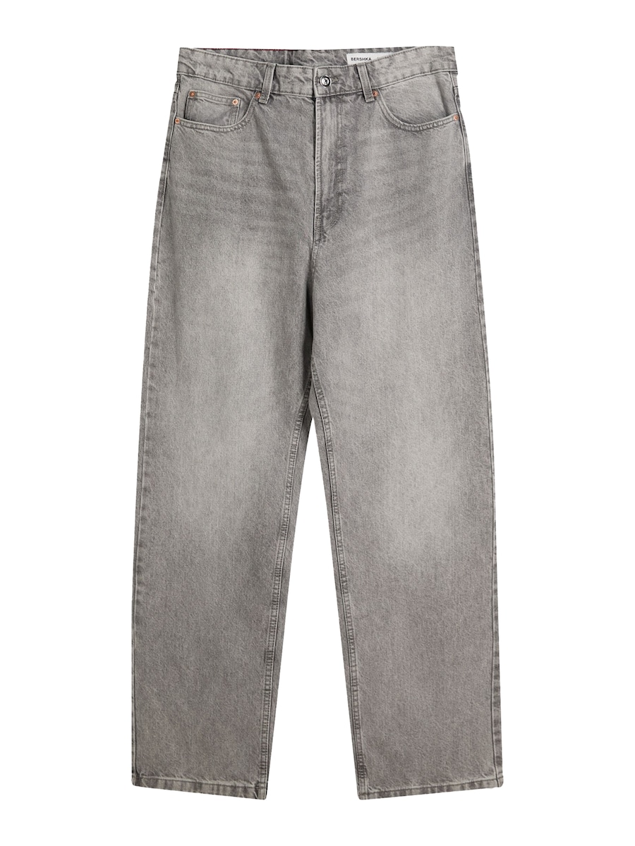 Мешковатые джинсы Bershka, Grey Denim
Мешковатые джинсы Bershka, Grey Denim
