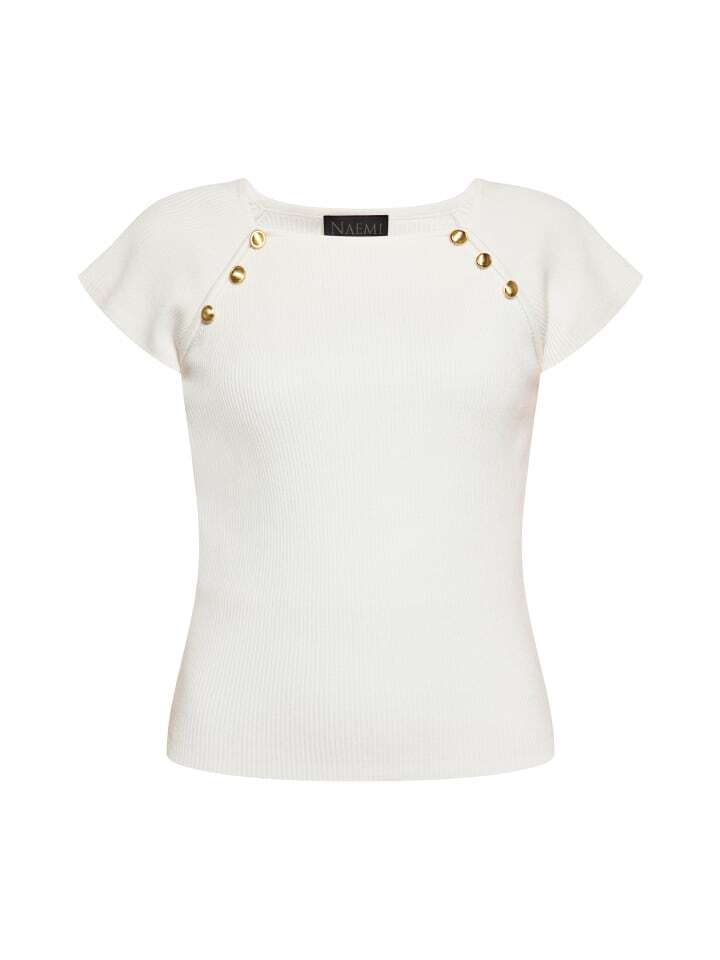 Топ NAEMI Shortsleeve, белый
Топ NAEMI Shortsleeve, белый