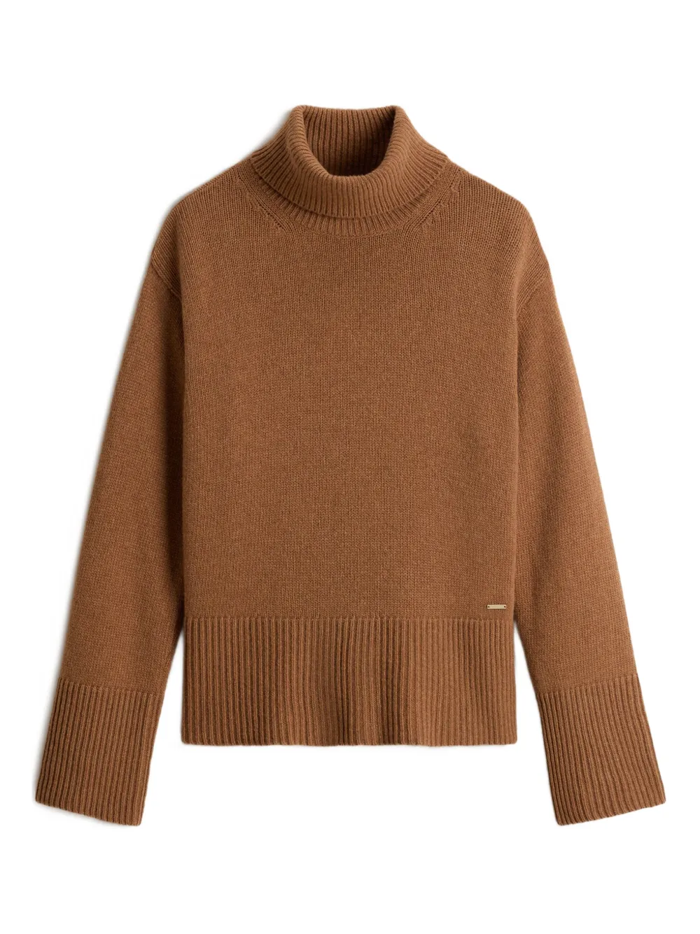 Шерстяной свитер с высоким воротником WOOLRICH, коричневый
Шерстяной свитер с высоким воротником WOOLRICH, коричневый