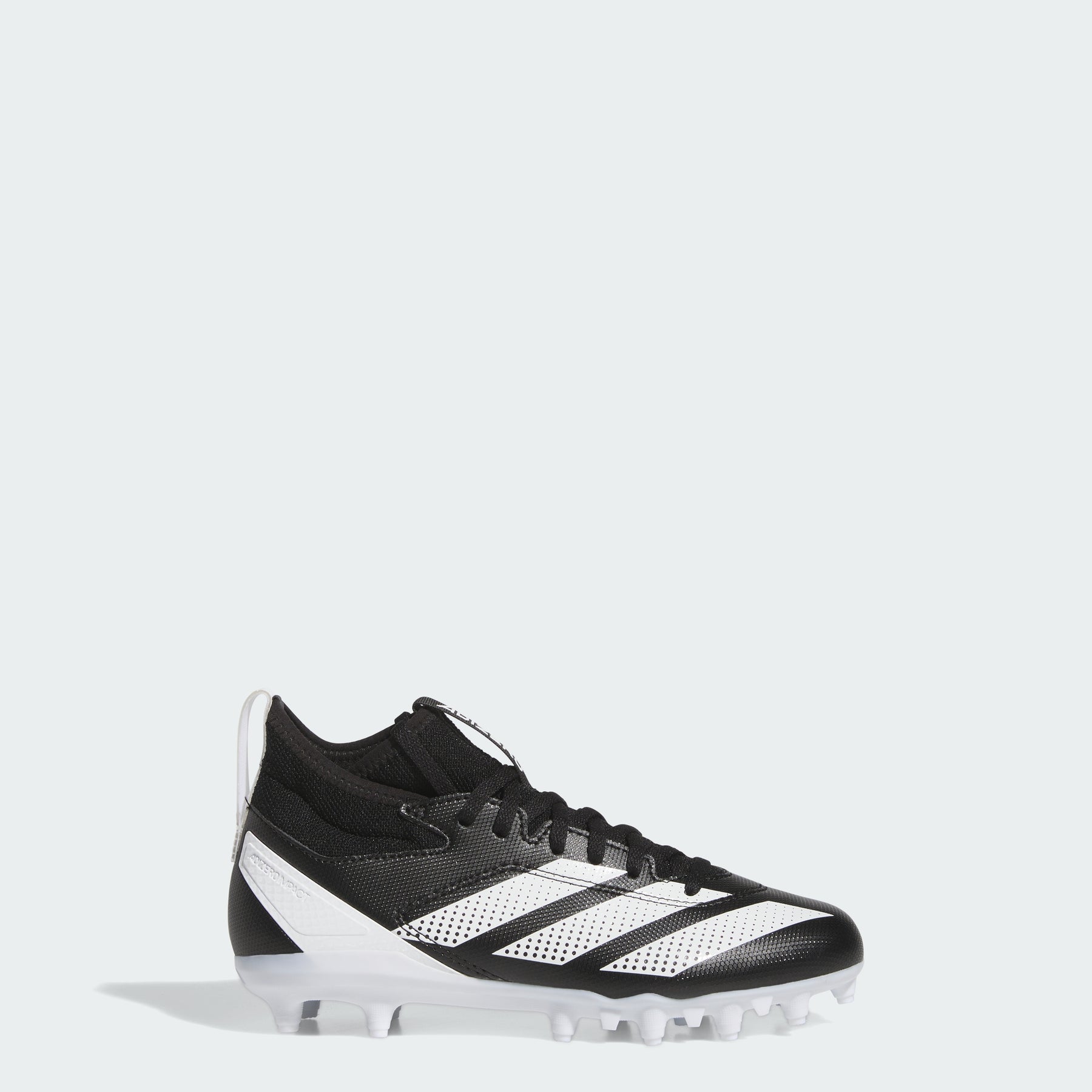 Бутсы для футбола Adizero impact.2 детские Adidas, core black/cloud white/core black
Бутсы для футбола Adizero impact.2 детские Adidas, core black/cloud white/core black