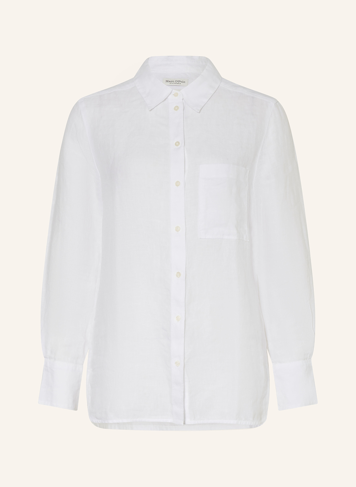 Льняная блузка-рубашка Marc O'Polo, белый
Льняная блузка-рубашка Marc O'Polo, белый