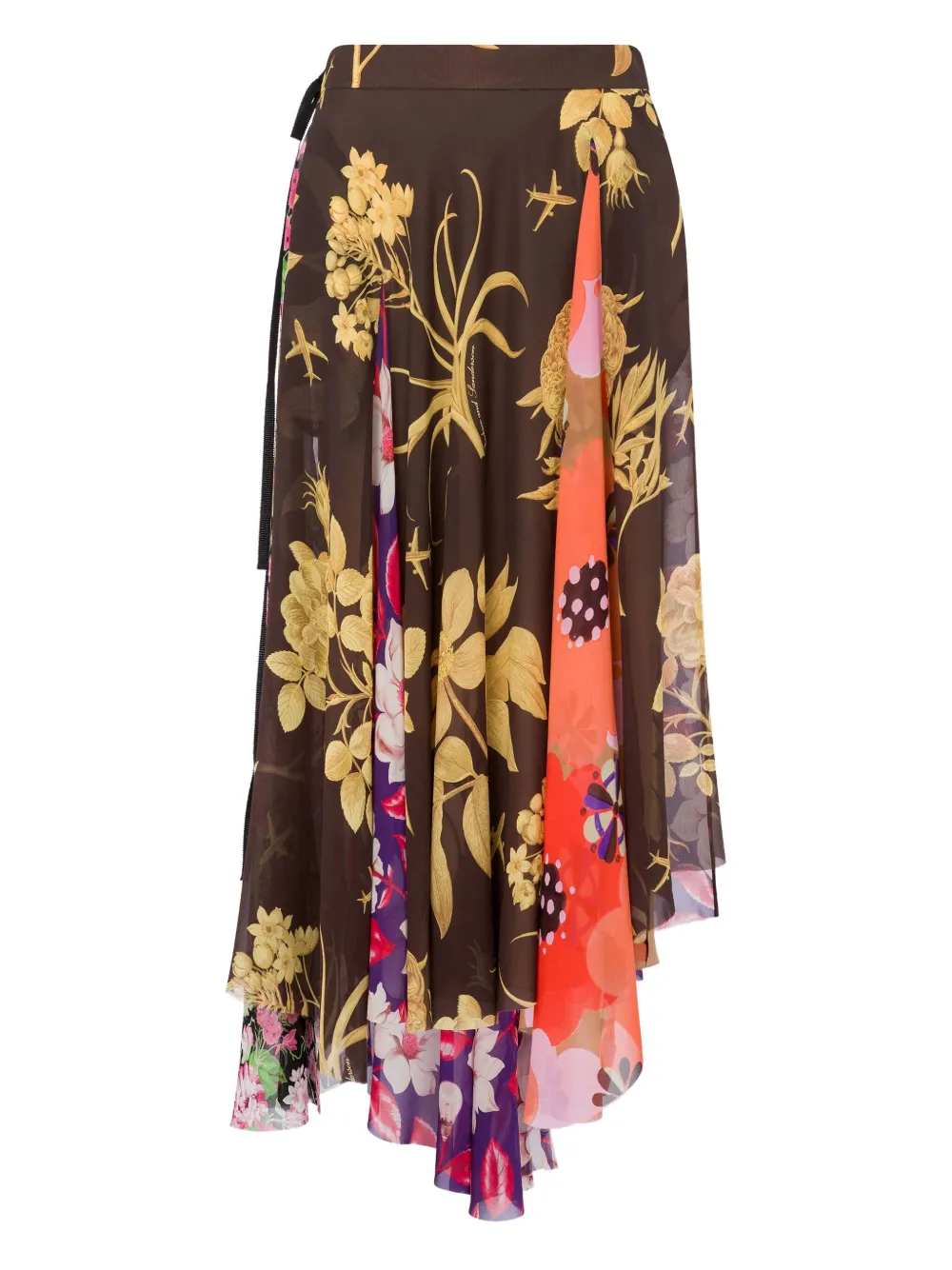 Юбка асимметричного кроя с цветочным принтом Moschino, коричневый
Юбка асимметричного кроя с цветочным принтом Moschino, коричневый