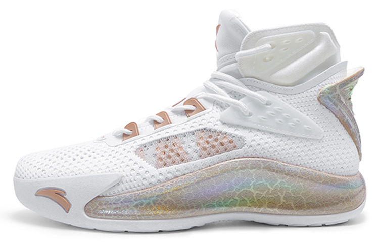 Баскетбольные кроссовки KT5 мужские высокие белые/золотые Anta
Баскетбольные кроссовки KT5 мужские высокие белые/золотые Anta