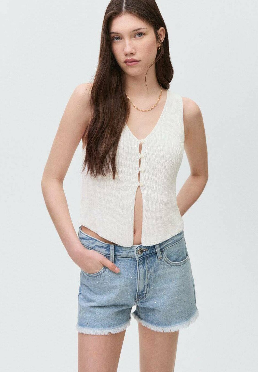 Джинсовые шорты BERMUDA Mango Kids, светло-голубой
Джинсовые шорты BERMUDA Mango Kids, светло-голубой