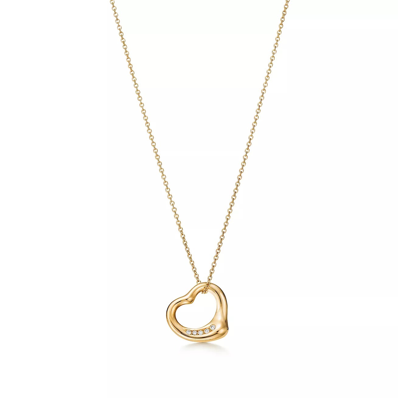 Колье Tiffany & Co. Open Heart, золото/бриллианты
Колье Tiffany & Co. Open Heart, золото/бриллианты