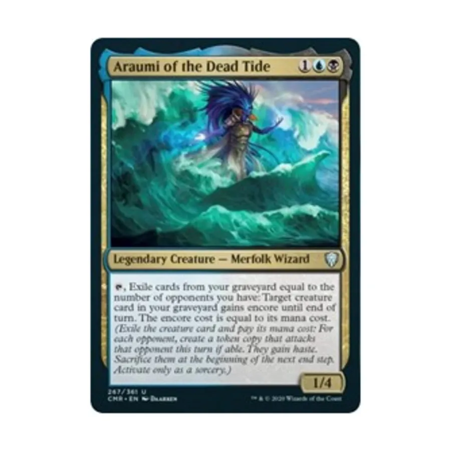 CCG Арауми из Мертвого прилива (U), MTG - Commander Legends
CCG Арауми из Мертвого прилива (U), MTG - Commander Legends
