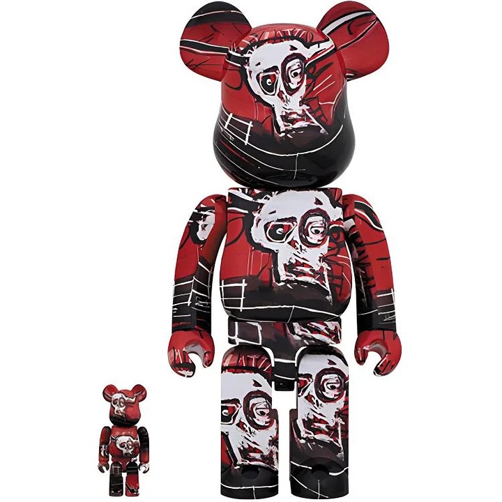 Виниловая фигурка Be@rbrick Jean Michel Basquiat 5th Generation Trendy Figures, 30 см + 7 см 
Виниловая фигурка Be@rbrick Jean Michel Basquiat 5th Generation Trendy Figures, 30 см + 7 см