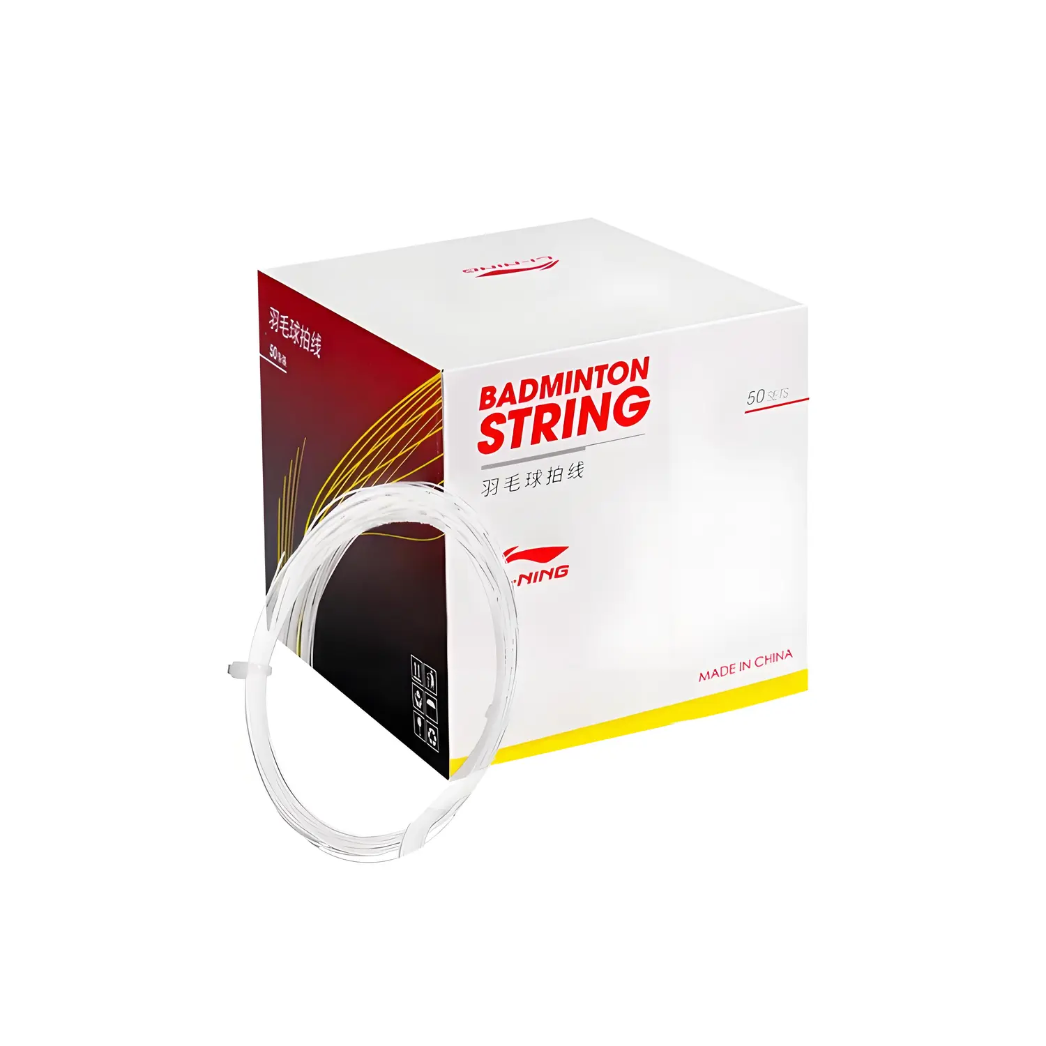 LiNing струны для бадминтонной ракетки Nylon Unisex 10M/Pack Li-Ning, 1 pack
LiNing струны для бадминтонной ракетки Nylon Unisex 10M/Pack Li-Ning, 1 pack