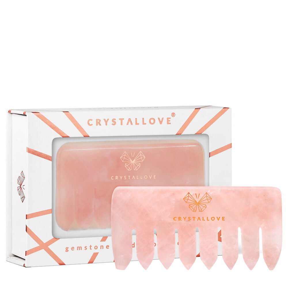 Crystallove Crystal Collection расческа для массажа кожи головы из розового кварца, 1 шт.
Crystallove Crystal Collection расческа для массажа кожи головы из розового кварца, 1 шт.