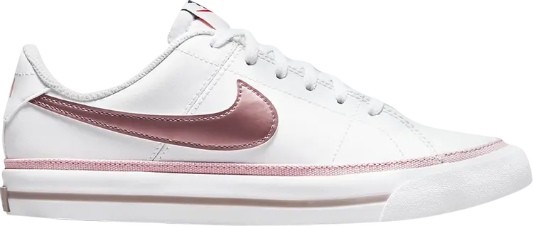 Кроссовки Nike Court Legacy GS 'White Pink Glaze', белый 
Кроссовки Nike Court Legacy GS 'White Pink Glaze', белый
